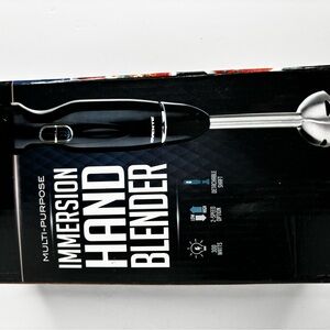 Black Immersion Hand Blender